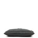 Balenciaga Classic Hardware Leather and Nylon Clip Clutch