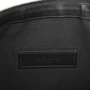 Balenciaga Classic Hardware Leather and Nylon Clip Clutch