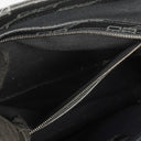 Balenciaga Coated Canvas BB Monogram Hardware Black White Tote Bag