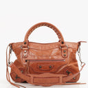 Balenciaga First Classic Hardware Peach Leather Bag