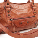 Balenciaga First Classic Hardware Peach Leather Bag