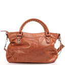 Balenciaga First Classic Hardware Peach Leather Bag