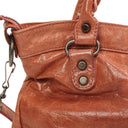 Balenciaga First Classic Hardware Peach Leather Bag