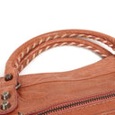 Balenciaga First Classic Hardware Peach Leather Bag