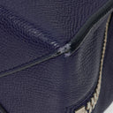Balenciaga Mini Papier A4 Calfskin Leather Navy Blue Tote Bag