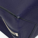 Balenciaga Mini Papier A4 Calfskin Leather Navy Blue Tote Bag