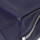 Balenciaga Mini Papier A4 Calfskin Leather Navy Blue Tote Bag