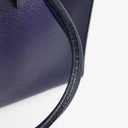 Balenciaga Mini Papier A4 Calfskin Leather Navy Blue Tote Bag