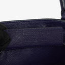 Balenciaga Mini Papier A4 Calfskin Leather Navy Blue Tote Bag