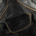 Balenciaga Motorcycle Velo Black Lambskin Shoulder Bag