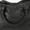 Balenciaga Motorcycle Velo Black Lambskin Shoulder Bag