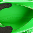 Balenciaga Neo Classic Grained Calfskin Neon Green Leather City Mini Bag