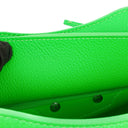 Balenciaga Neo Classic Grained Calfskin Neon Green Leather City Mini Bag