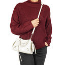 Balenciaga Neo Classic Grained Calfskin White Leather City Mini Bag