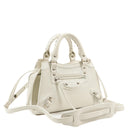 Balenciaga Neo Classic Grained Calfskin White Leather City Mini Bag