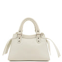 Balenciaga Neo Classic Grained Calfskin White Leather City Mini Bag