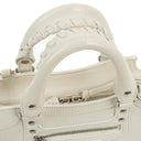 Balenciaga Neo Classic Grained Calfskin White Leather City Mini Bag