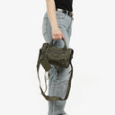 Balenciaga Nylon Army Green Motocross Classic City Mini Bag