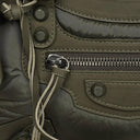 Balenciaga Nylon Army Green Motocross Classic City Mini Bag