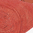 Balenciaga Woven Rafia And Leather Panier Tote Bag