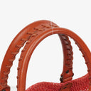 Balenciaga Woven Rafia And Leather Panier Tote Bag