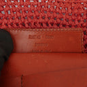 Balenciaga Woven Rafia And Leather Panier Tote Bag
