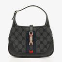 Balenciaga x Gucci Black/Grey Canvas/Leather The Hacker Project 1961 Mini Jackie Bag