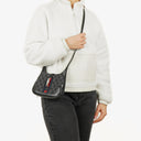 Balenciaga x Gucci Black/Grey Canvas/Leather The Hacker Project 1961 Mini Jackie Bag