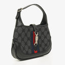 Balenciaga x Gucci Black/Grey Canvas/Leather The Hacker Project 1961 Mini Jackie Bag