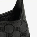 Balenciaga x Gucci Black/Grey Canvas/Leather The Hacker Project 1961 Mini Jackie Bag