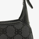 Balenciaga x Gucci Black/Grey Canvas/Leather The Hacker Project 1961 Mini Jackie Bag