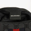 Balenciaga x Gucci Black/Grey Canvas/Leather The Hacker Project 1961 Small Jackie Bag