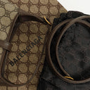 Balenciaga x Gucci Monogram Canvas/Leather The Hacker Project 1961 Mini Jackie Bag