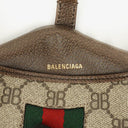 Balenciaga x Gucci Monogram Canvas/Leather The Hacker Project 1961 Mini Jackie Bag