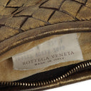 Bottega Veneta Aged Gold Nappa Intrecciato Mini Veneta Hobo Bag