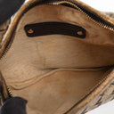Bottega Veneta Aged Gold Nappa Intrecciato Mini Veneta Hobo Bag