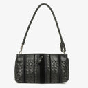 Bottega Veneta Black Intrecciato Leather Shoulder Bag