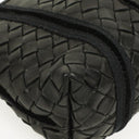 Bottega Veneta Black Intrecciato Leather Shoulder Bag