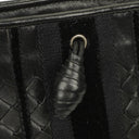 Bottega Veneta Black Intrecciato Leather Shoulder Bag