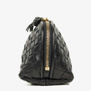 Bottega Veneta Black Intrecciato Woven Nappa Leather Cosmetic Case