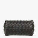 Bottega Veneta Black Intrecciato Woven Nappa Leather Cosmetic Case
