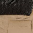 Bottega Veneta Black Intrecciato Woven Nappa Leather Cosmetic Case