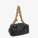 Bottega Veneta Black Leather Chain Pouch Bag