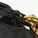 Bottega Veneta Black Leather Chain Pouch Bag