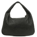 Bottega Veneta Black Nappa Intrecciato Medium Veneta Hobo Bag
