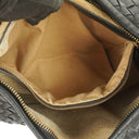 Bottega Veneta Black Nappa Intrecciato Medium Veneta Hobo Bag