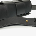 Bottega Veneta Black Nappa Intreccio The Belt Cassette Crossbody Bag