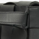 Bottega Veneta Black Nappa Intreccio The Belt Cassette Crossbody Bag