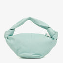 Bottega Veneta Blue Leather Double Knot Clutch