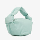 Bottega Veneta Blue Leather Double Knot Clutch